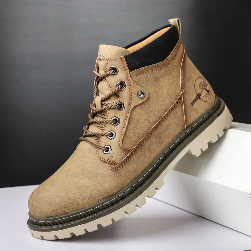 Cazmer Genuine Leather Boots