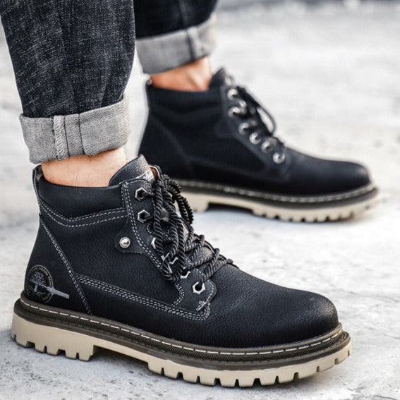 Cazmer Genuine Leather Boots