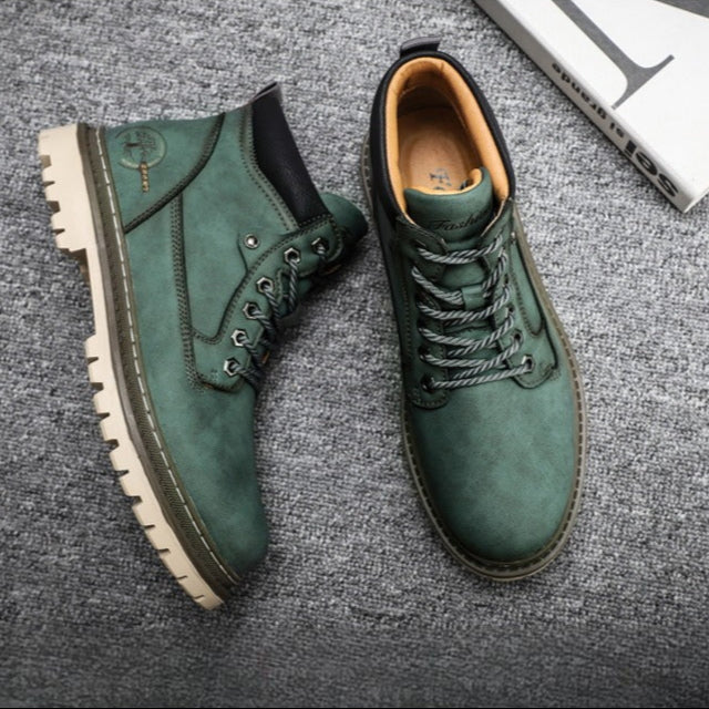 Cazmer Genuine Leather Boots