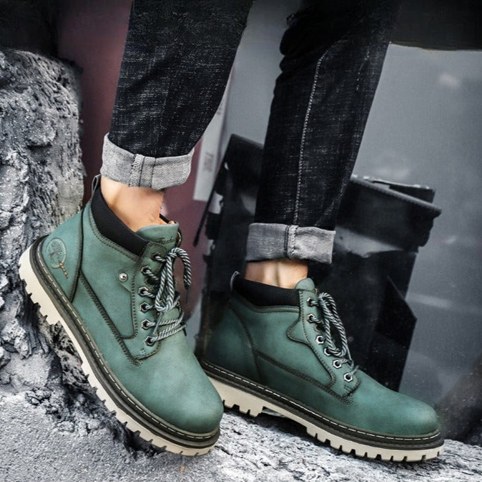 Cazmer Genuine Leather Boots