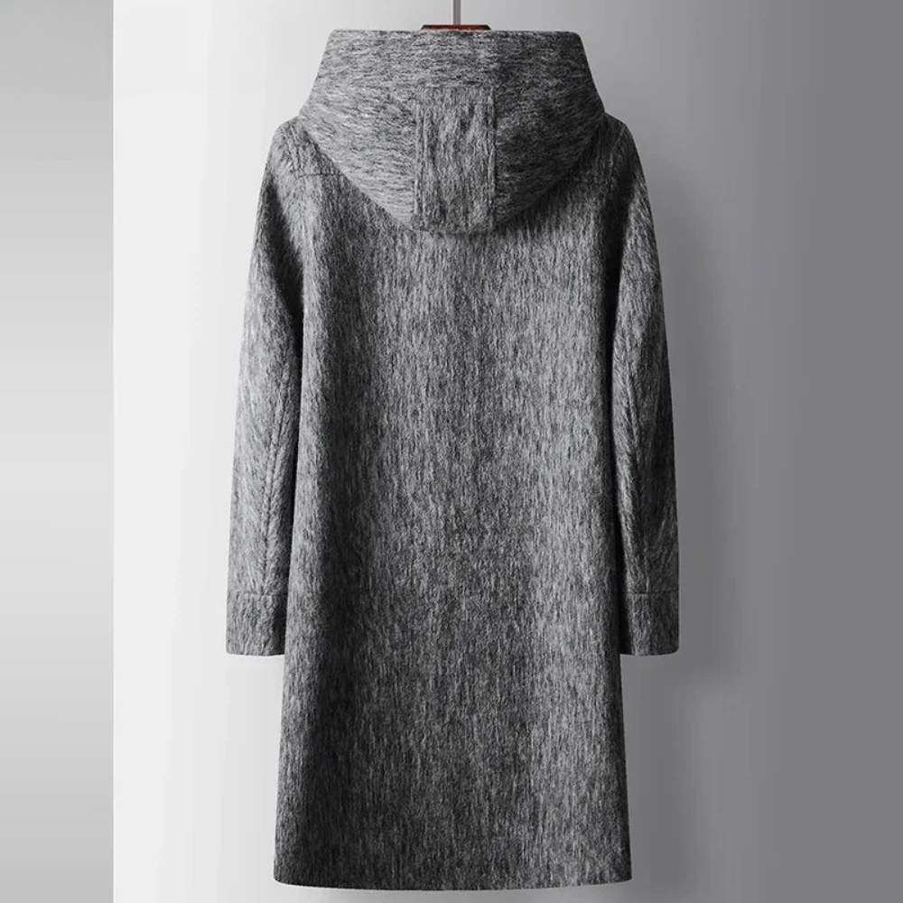 Wool Hooded Trench Coat