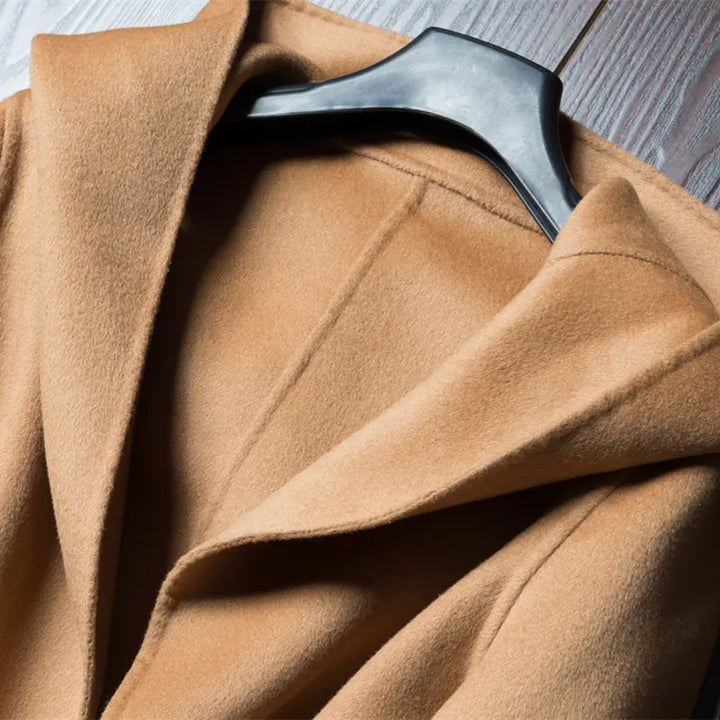 100% Wool Hooded Coat