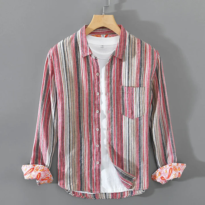 Urban Stripe Linen Shirt