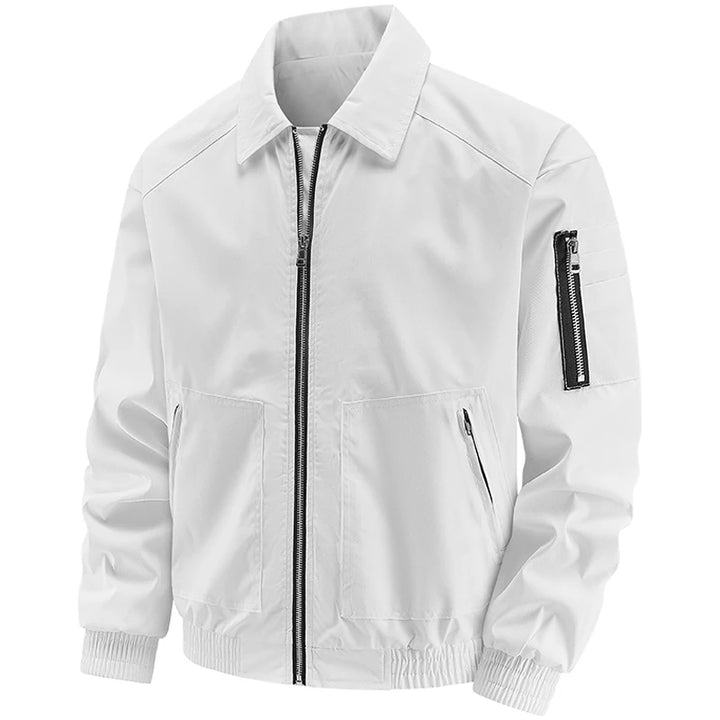 Water Resistant Waxed Zipper Jacket