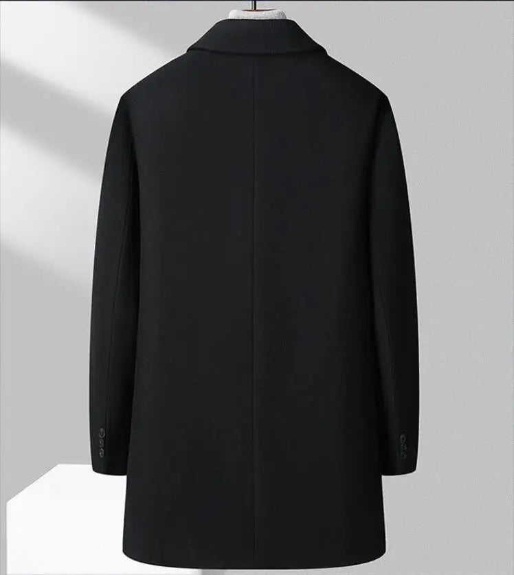 Cedric Wool Blend Overcoat