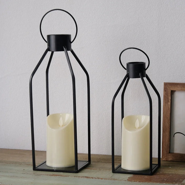 Minimalist Black Candle Holder