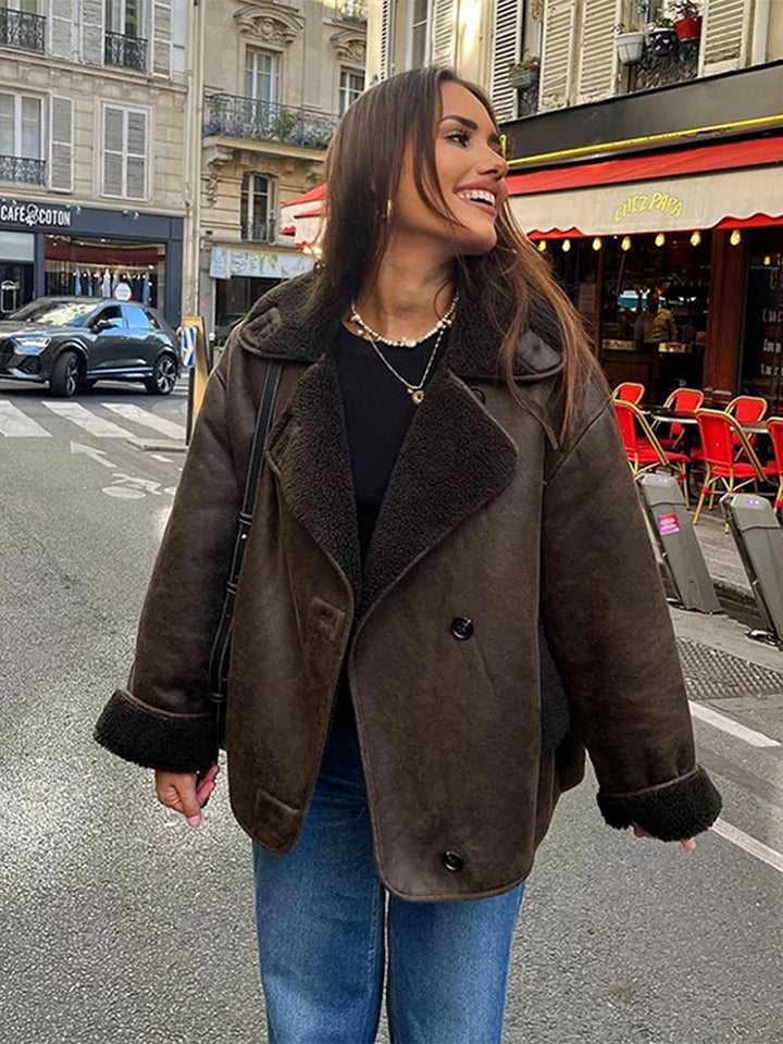 Paris Faux Leather Jacket