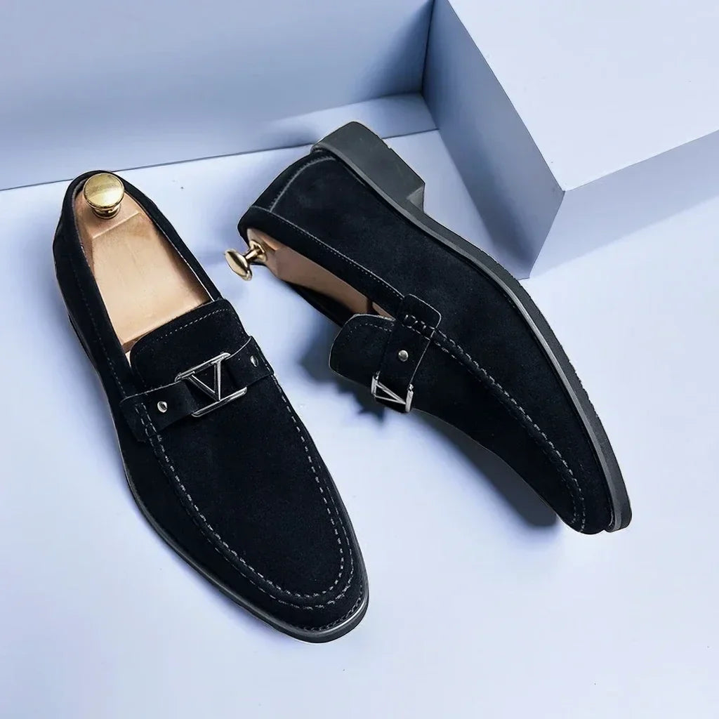 Sergey Suede Leather Loafers