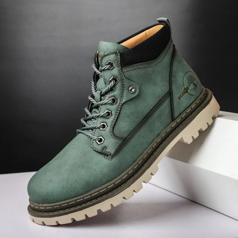 Cazmer Genuine Leather Boots
