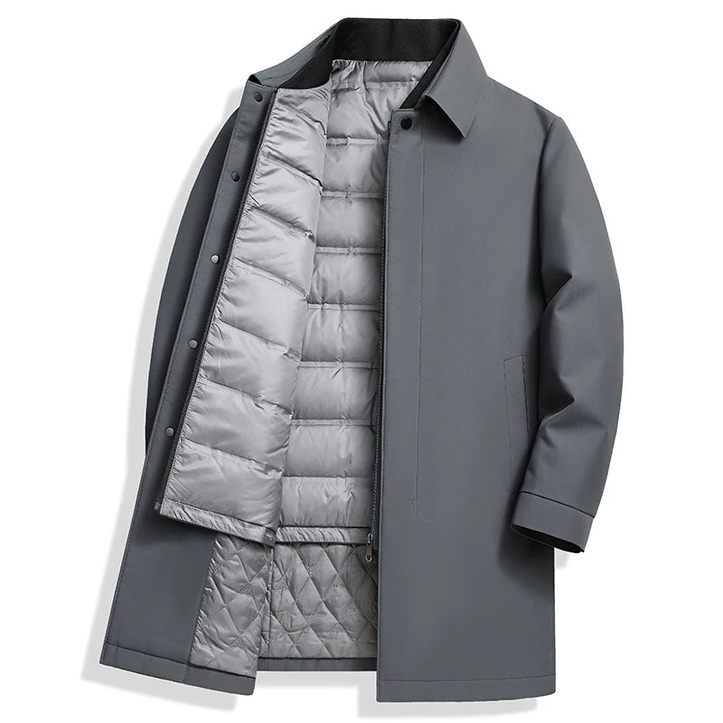 Duck Down Puffer Overcoat