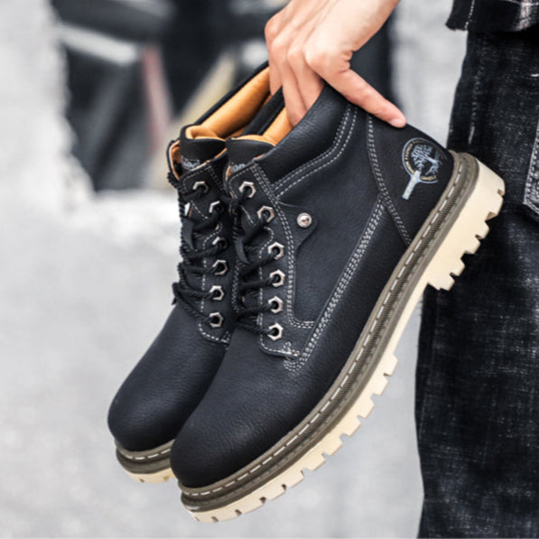 Cazmer Genuine Leather Boots