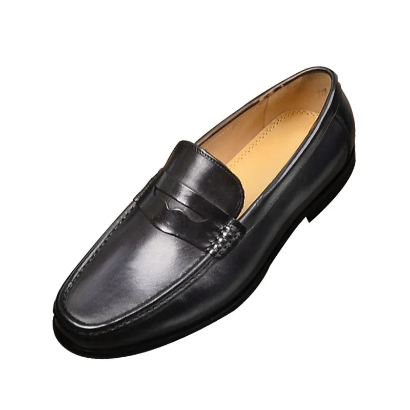 Brogue Leather Loafers