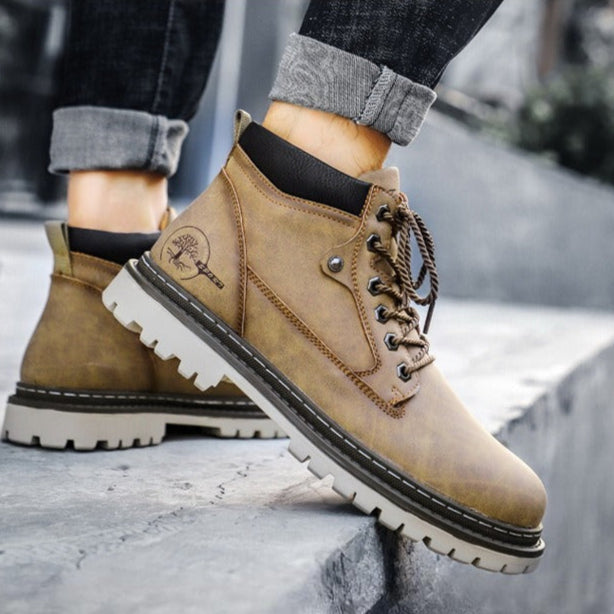 Cazmer Genuine Leather Boots