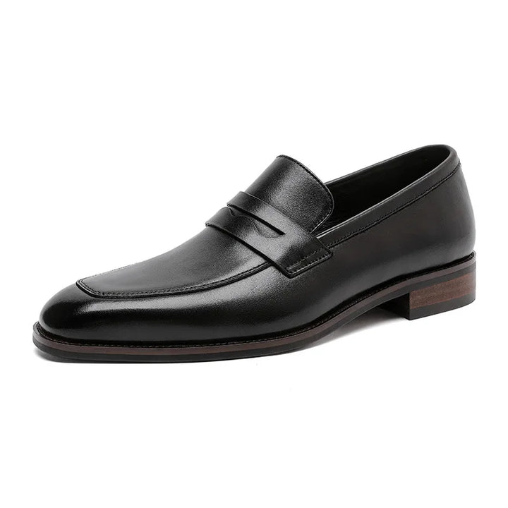 Italian Leather Penny Loafers