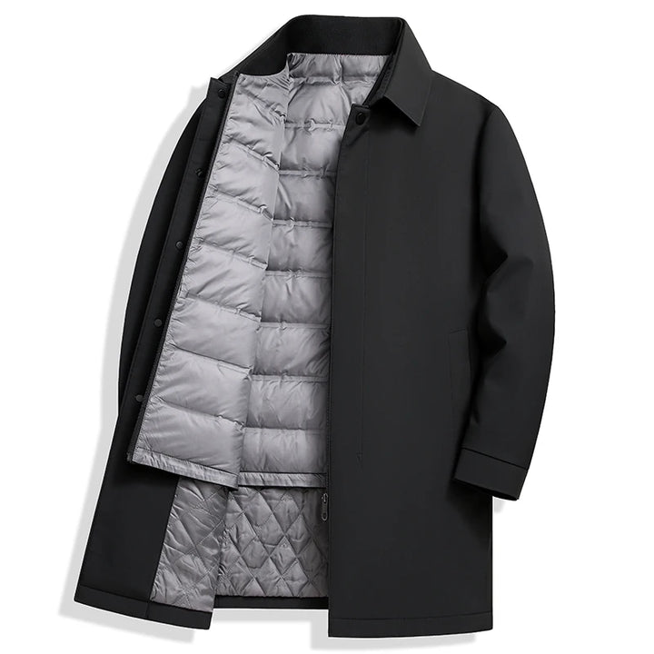 Duck Down Puffer Overcoat