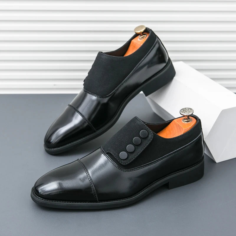 Jacques Solovier Leather Loafers