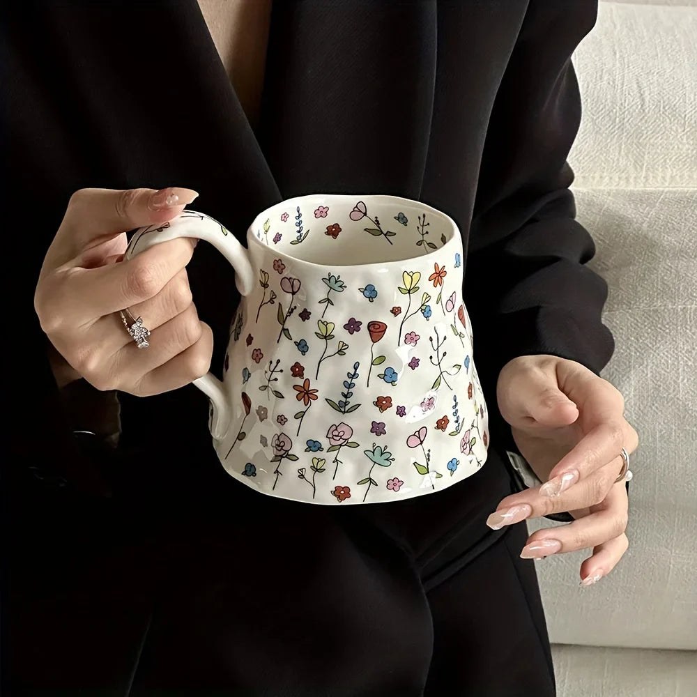 Ceramic Floral Mug