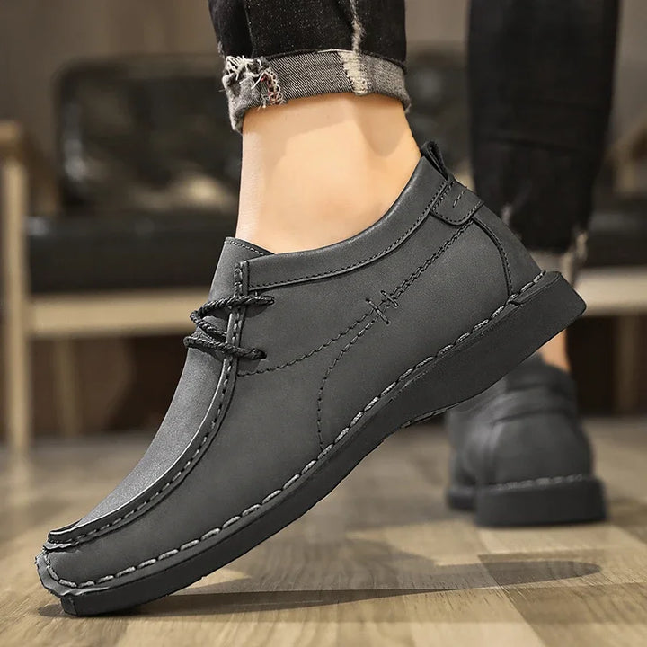 Ultra-Lightweight Leather Sneakers