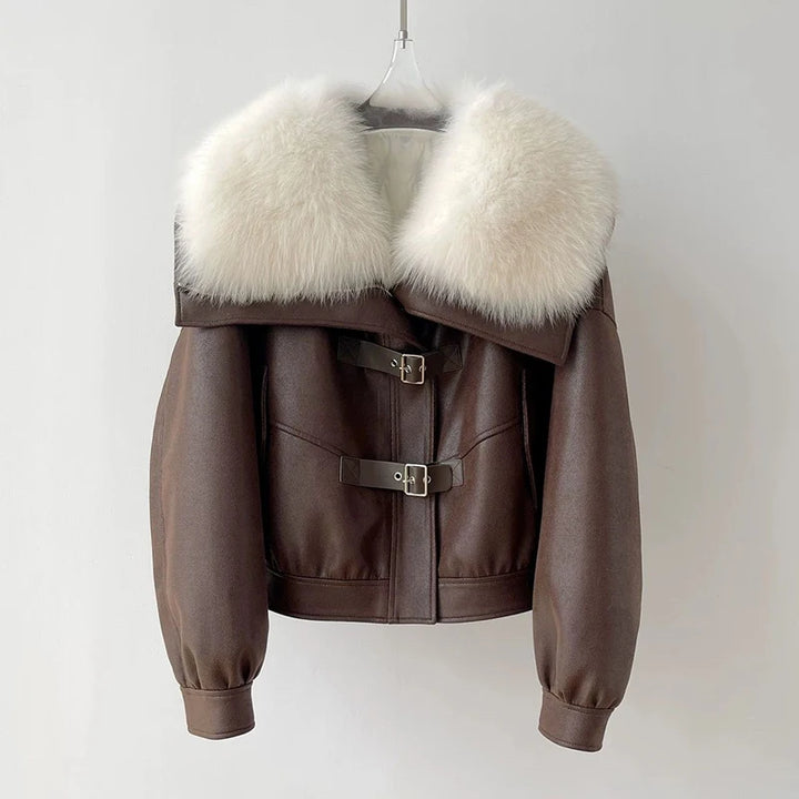 Sheepskin Suede Jacket