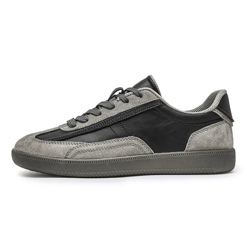 Grainy Leather Sneakers