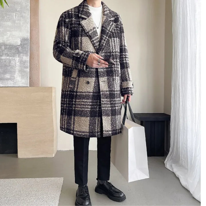 British Check Trench Coat