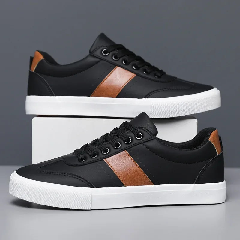 Low Top Leather Sneakers