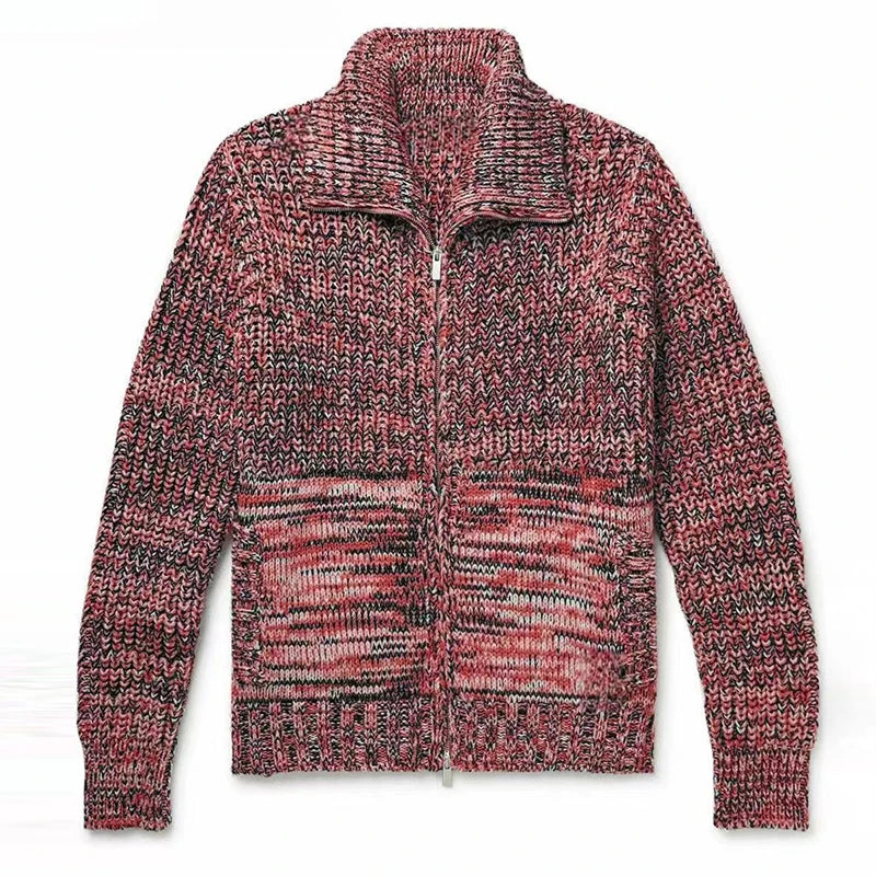 Aran Knitted Wool Cardigan