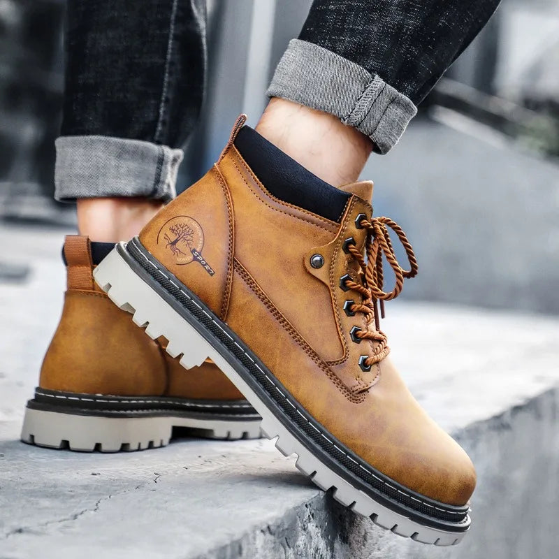 Cazmer Genuine Leather Boots