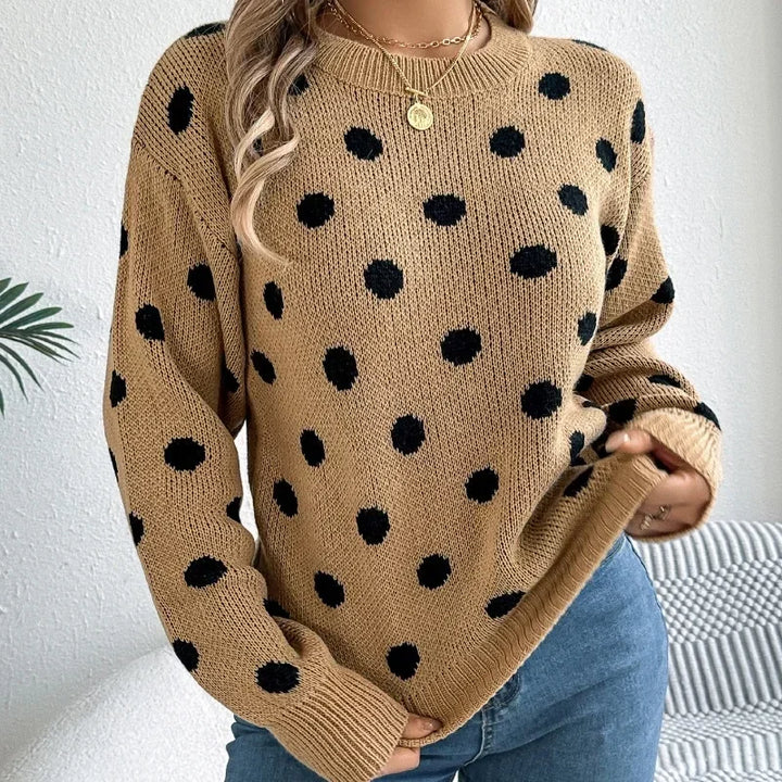 Charlotte Polka Dot Sweater