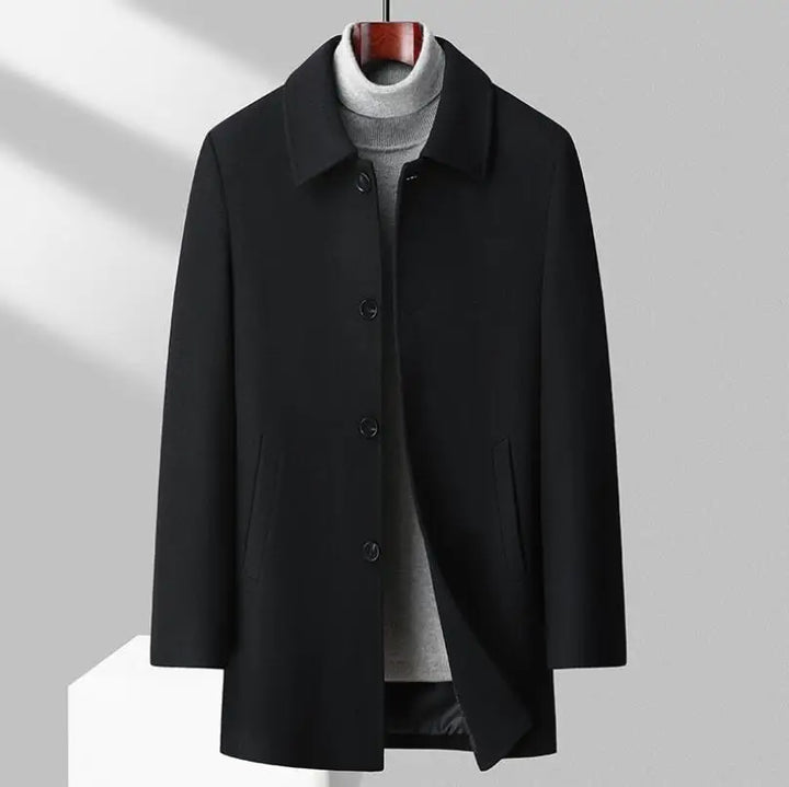 Cedric Wool Blend Overcoat