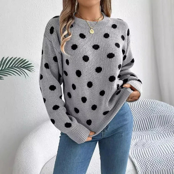 Charlotte Polka Dot Sweater