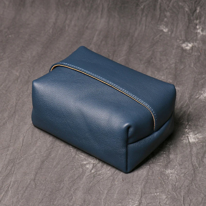 Italian Leather Tissue Box