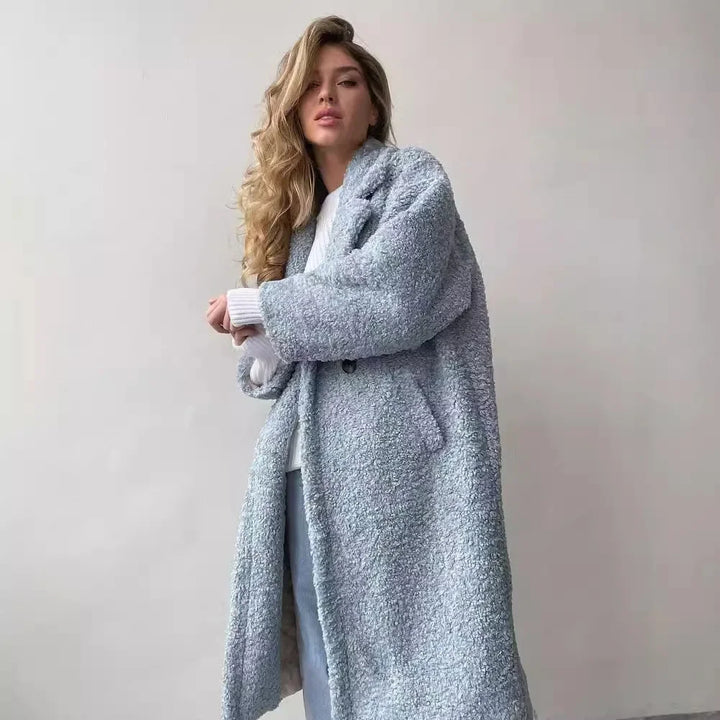 Relaxed Wool-Blend Coat