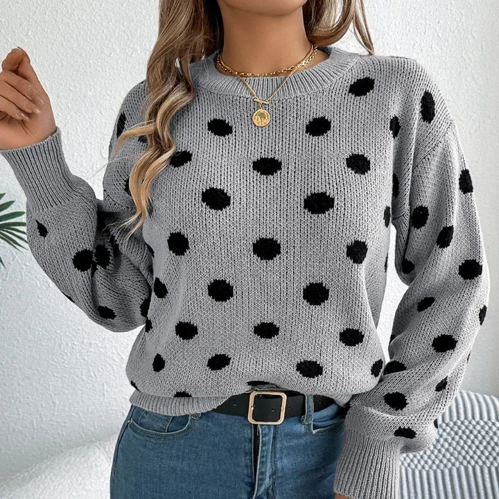 Charlotte Polka Dot Sweater