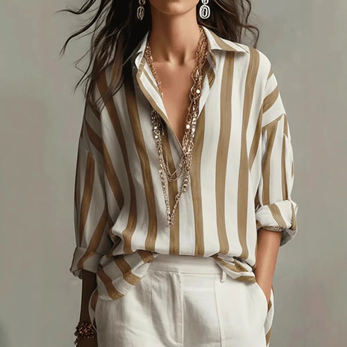Ava Linen Dress Shirt