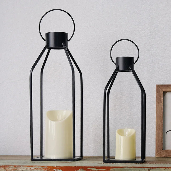 Minimalist Black Candle Holder