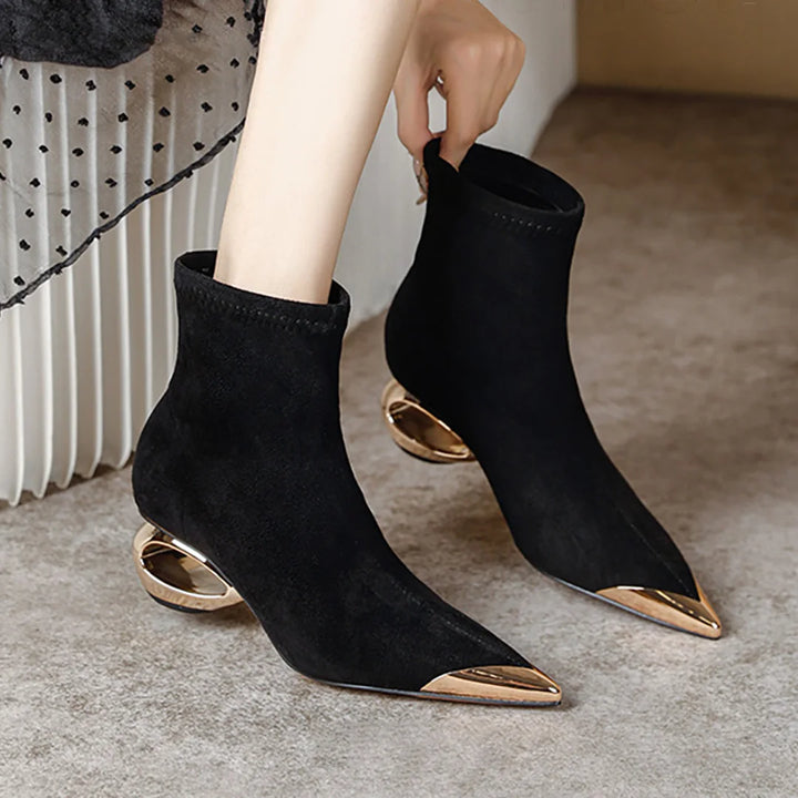 Meghan Suede Ankle Boot