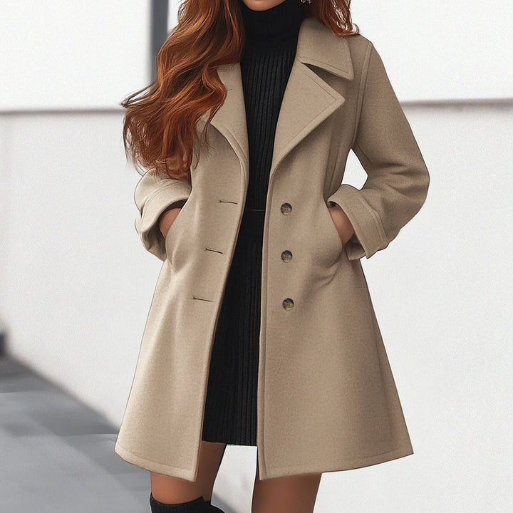 Meghan Classic Lapel Coat