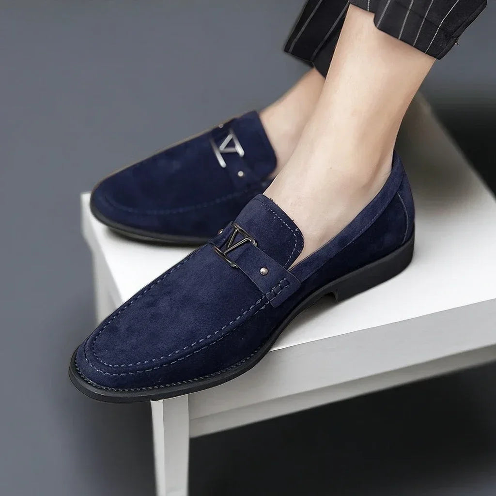 Sergey Suede Leather Loafers