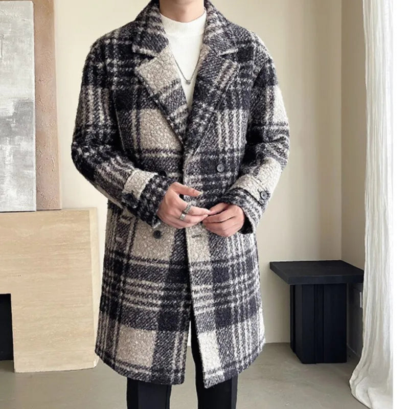 British Check Trench Coat