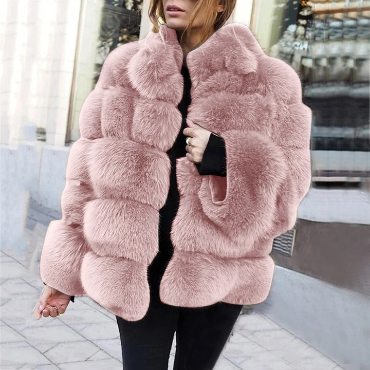 Ansley Plus Faux Fur Jacket