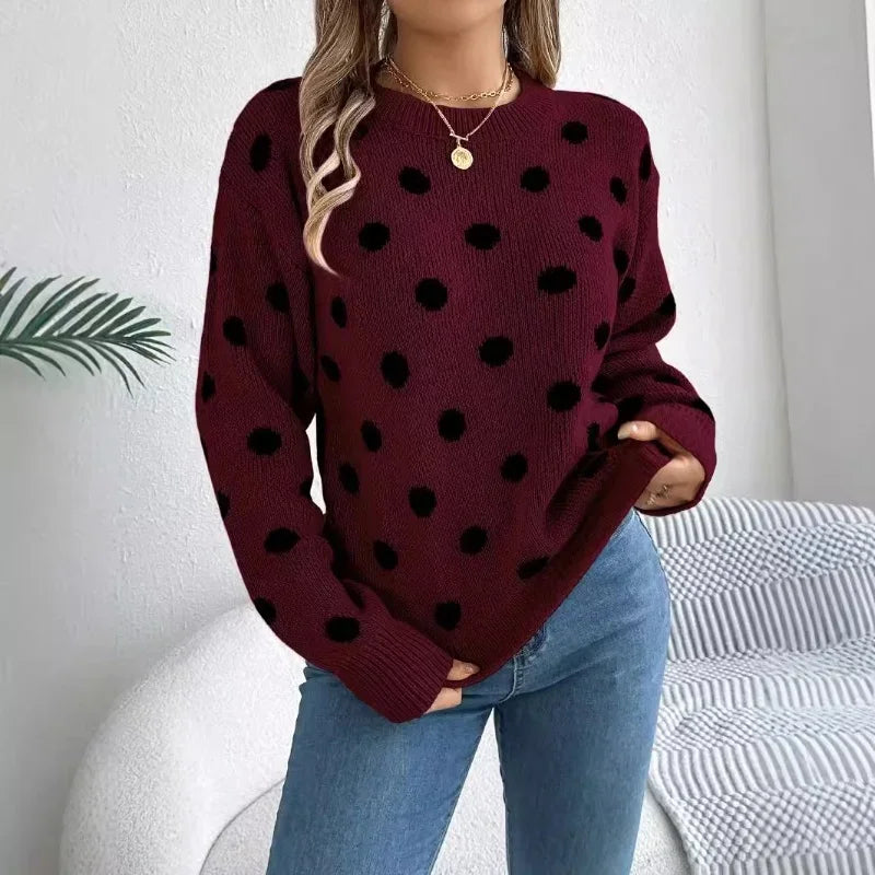 Charlotte Polka Dot Sweater