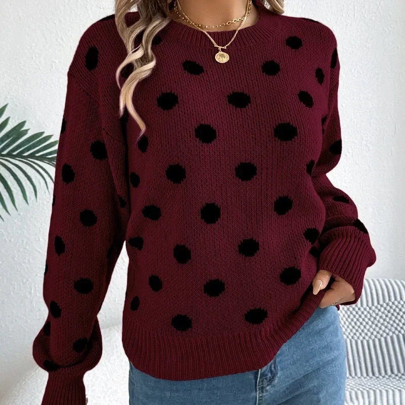 Charlotte Polka Dot Sweater