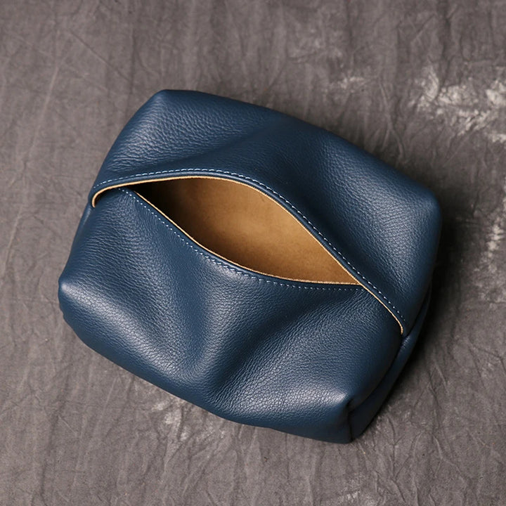 Italian Leather Tissue Box