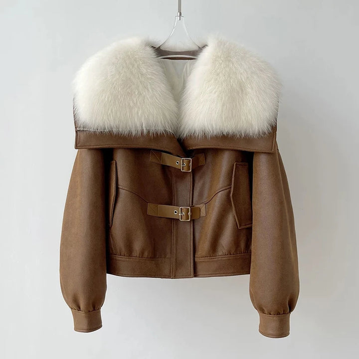 Sheepskin Suede Jacket