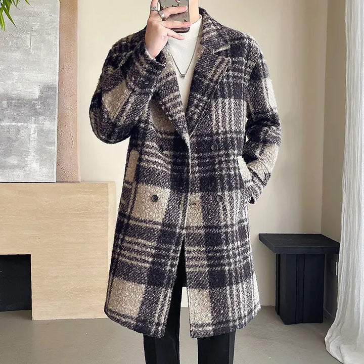 British Check Trench Coat