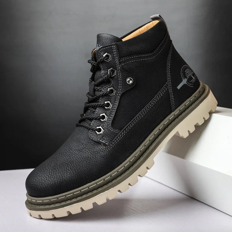 Cazmer Genuine Leather Boots