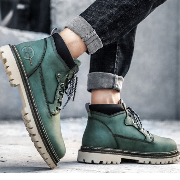 Cazmer Genuine Leather Boots