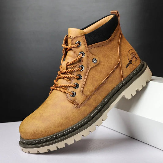 Cazmer Genuine Leather Boots