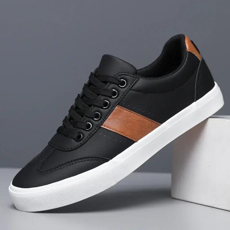 Low Top Leather Sneakers